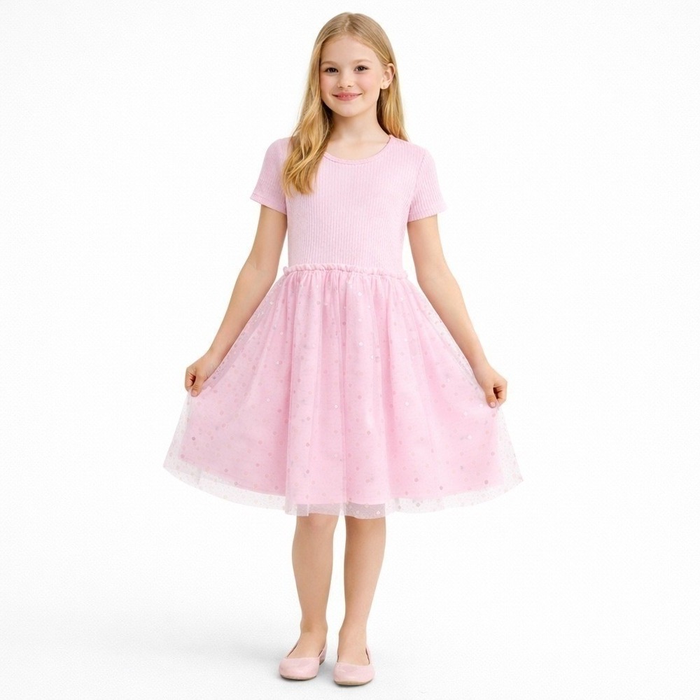 Wonder‎ Nation Pink Frost Tulle Tutu Dress Girls XL 14-16 Plus New NWT